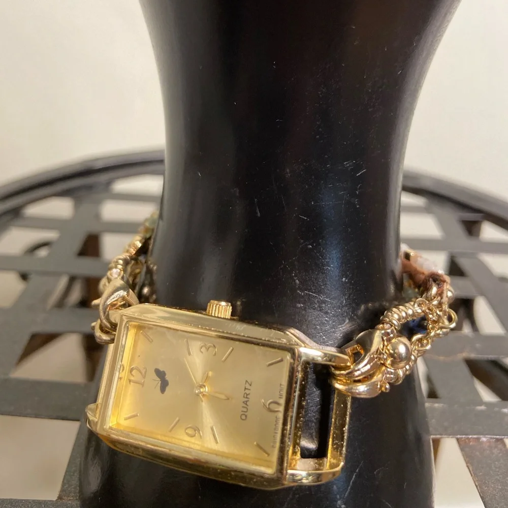 Jewelry Watch Bracelet Gold Costume Jewelry